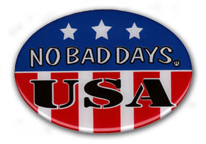 No Bad Days USA Decal